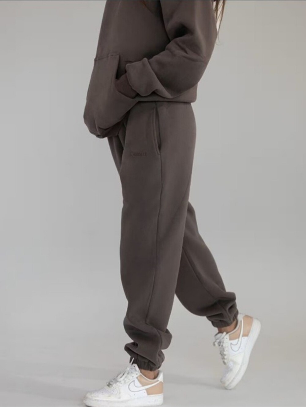 Comfrt Signature Hoodie & Sweatpants Bundle - Chocolate - XL - nwt - Picture 3 of 5